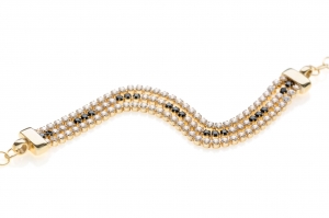 Bracciale in Argento con zirconi